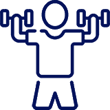 Therapeutic exercises icon