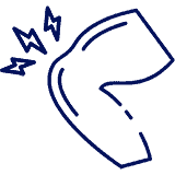 Torn meniscus treatment icon