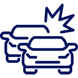 Car accident treatment icon