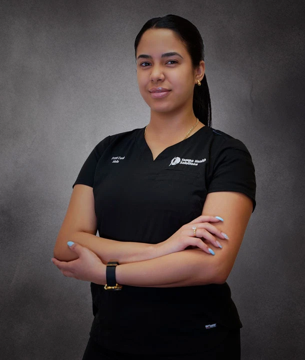 Melis B front desk specialist at Tampa Health Solutions